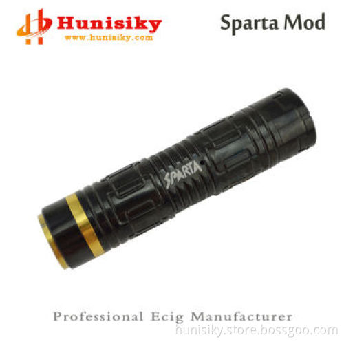 Hottest Sale, 26650, Sparta Mod with SS and Black Color